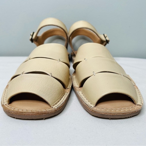 NWOT Hereu Morella Flat Sandals in Beige - Picture 10 of 16